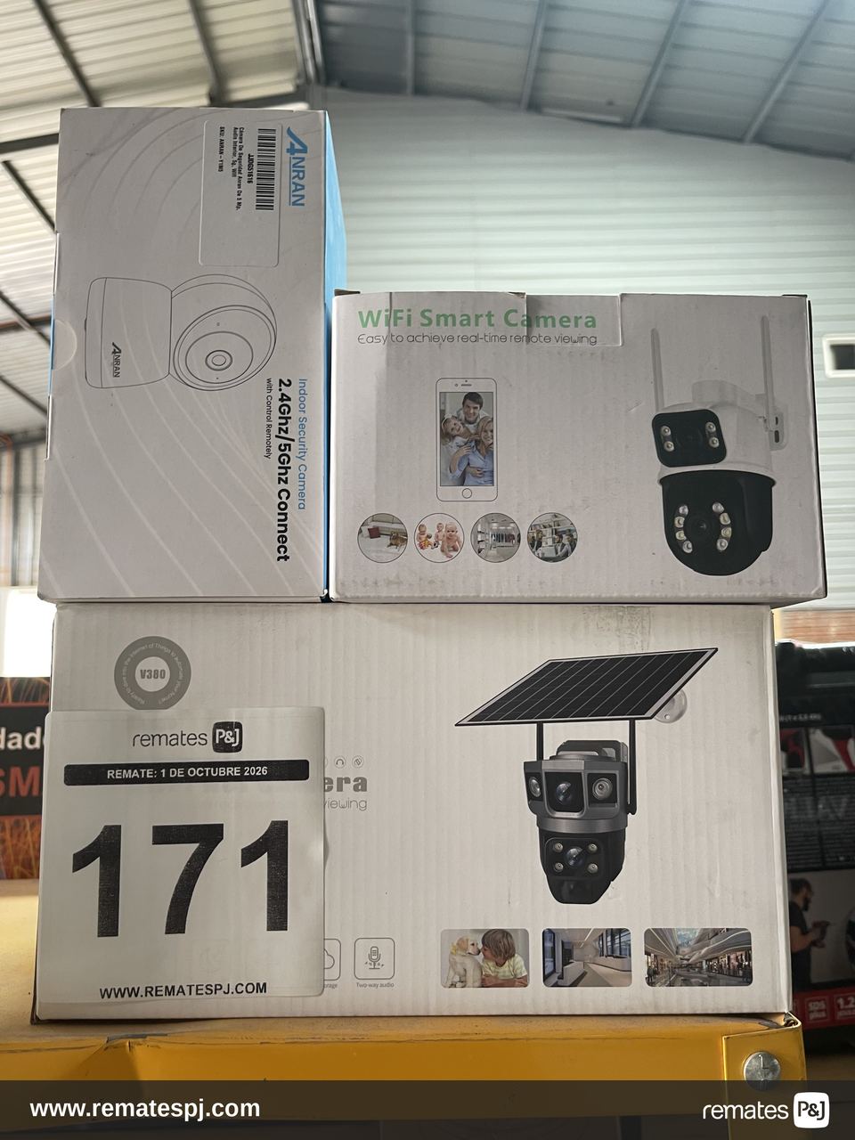 Variedad de Cámaras de Seguridad