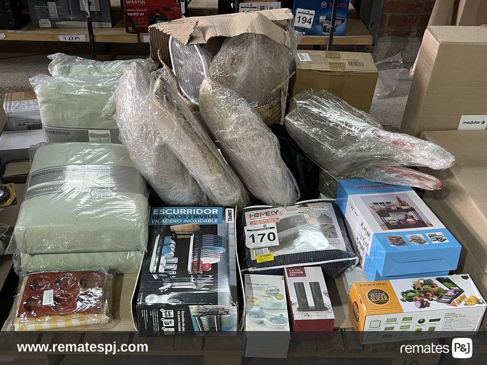 PALLET VARIEDAD DE ARTICULOS PARA EL HOGAR